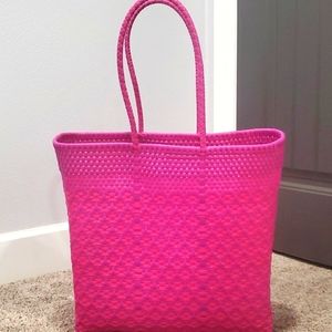 Recycled Plastic Mexican Woven Tote Bag